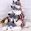 Siberian Husky Dog Plush Toy