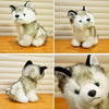 Simulation Husky Dog Plush Toy