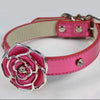 Flower Bling Dog Collar Lead