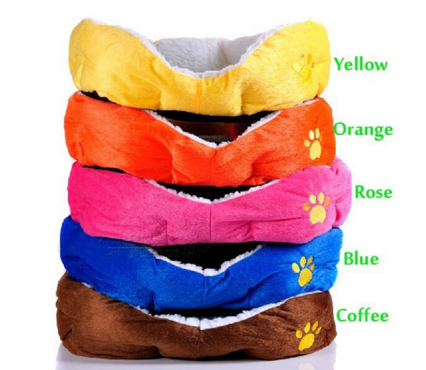 Warm Removable Lamb Cotton Dog Bed 