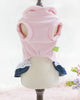 Rabbit Flower Lace Princess Denim Dog Dress