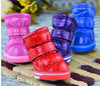  Leather Waterproof Warm Dog Booties