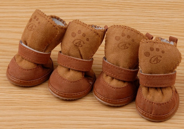 Soft Cozy Cotton Anti Slip Small Dog Shoes